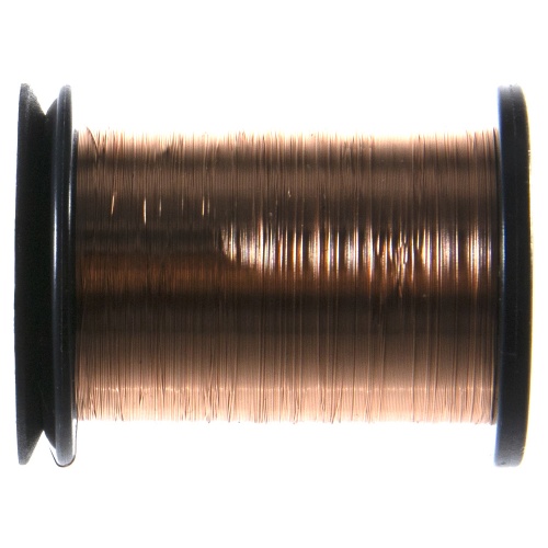 Semperfli Wire 0.1mm Copper Fly Tying Materials (Product Length 32.8 Yds / 30m)
