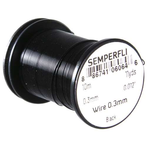 Semperfli Wire 0.3mm Black