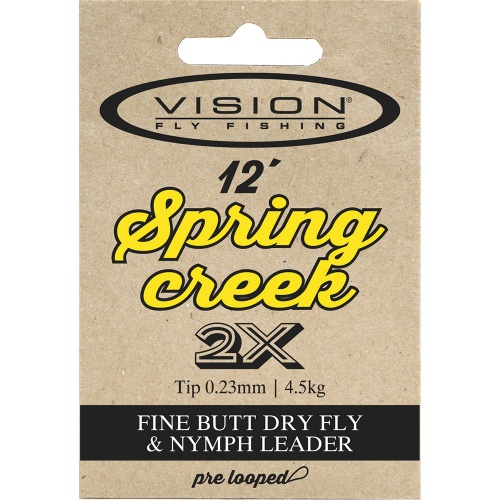 Vision Leader Spring Creek 4.4Lb / 1.9Kg / 5X For Fly Fishing