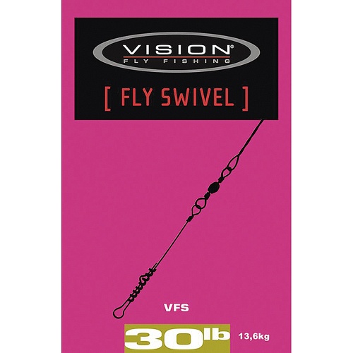 Vision Fly Swivel 30Lb For Fly Fishing