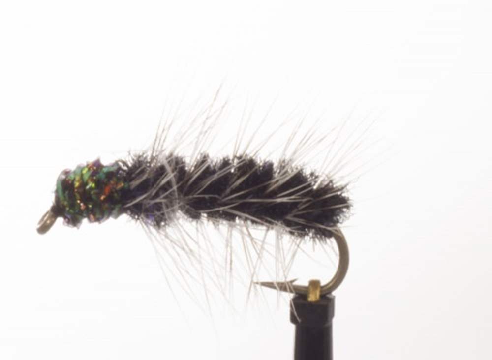 The Essential Fly Chub Caterpillar Black Fishing Fly