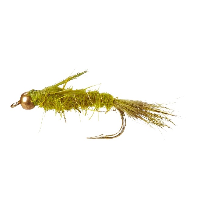 The Essential Fly Hares Ear Olive Beadhead Fishing Fly
