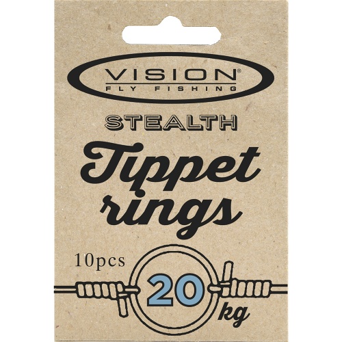 Vision Tippet Rings Big 20Kg For Trout Fly Fishing