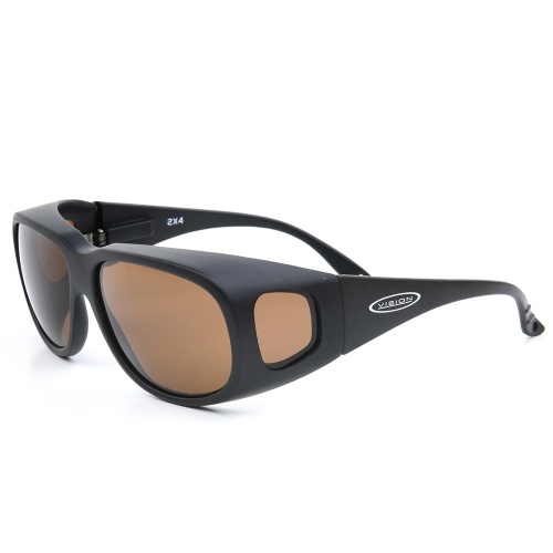 Vision Sunglasses 2x4 Polarflite Brown Lens