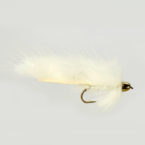 The Essential Fly Conehead Minky Brown Cream Fishing Fly