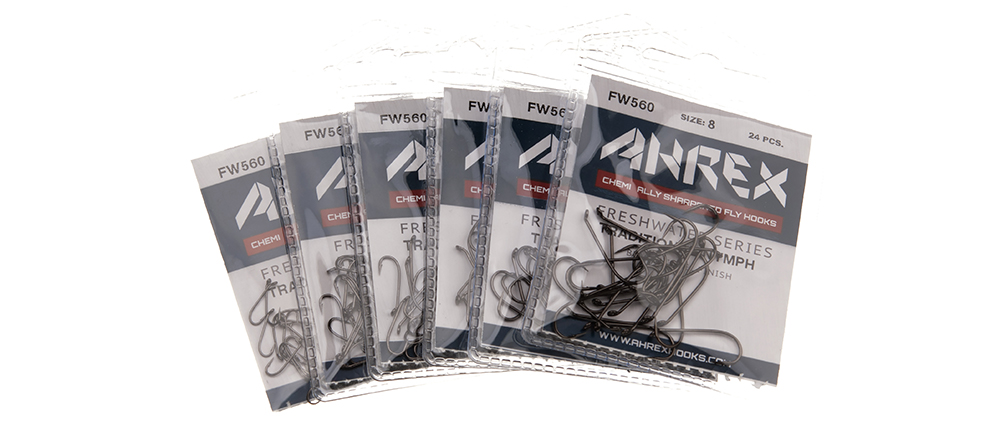 Ahrex Fw560 Nymph Traditional Barbed #16 Trout Fly Tying Hooks