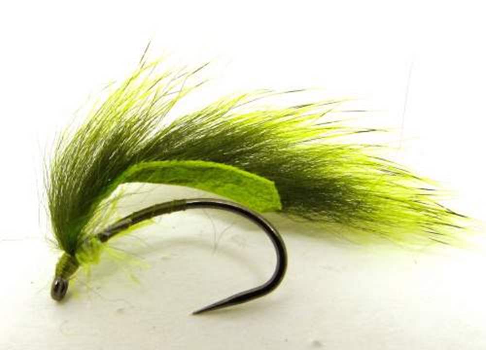 The Essential Fly Barbless Marsden Mohican Olive & Green Chartreuse Wing Fishing Fly