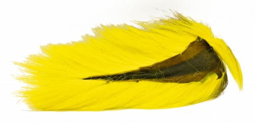 Turrall Bucktail 3 Gram Piece Fluorescent Yellow Fly Tying Materials