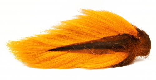 Turrall Bucktail Whole Tail Hot Orange Fly Tying Materials