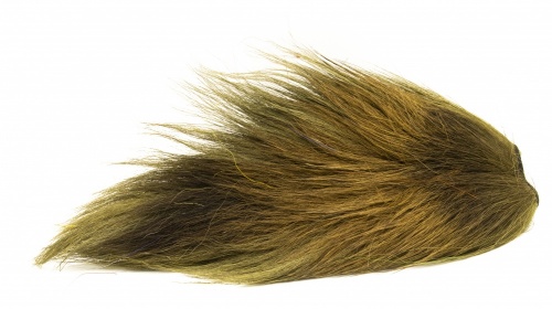 Turrall Bucktail 3 Gram Piece Medium Olive Fly Tying Materials
