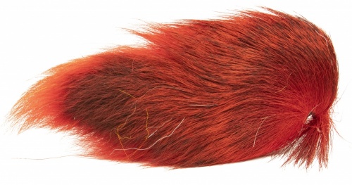 Turrall Bucktail 3 Gram Piece Red / Scarlet Fly Tying Materials