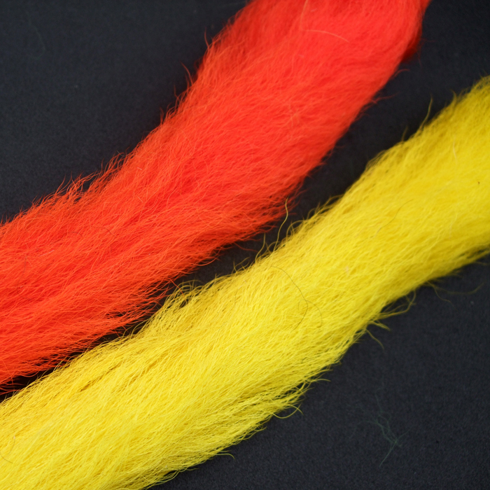 Turrall Calf Tail Hot Orange Fly Tying Materials