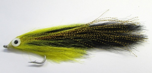 The Essential Fly Big Game Phosphor Yellow Deceiver Fishing Fly