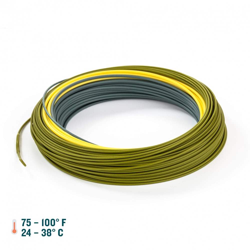 Rio Products Flats Pro Grey / Sand / Kelp (Weight Forward) Wf10 Flyline For Tropical Saltwater Fly Fishing (Length 100ft / 30m)