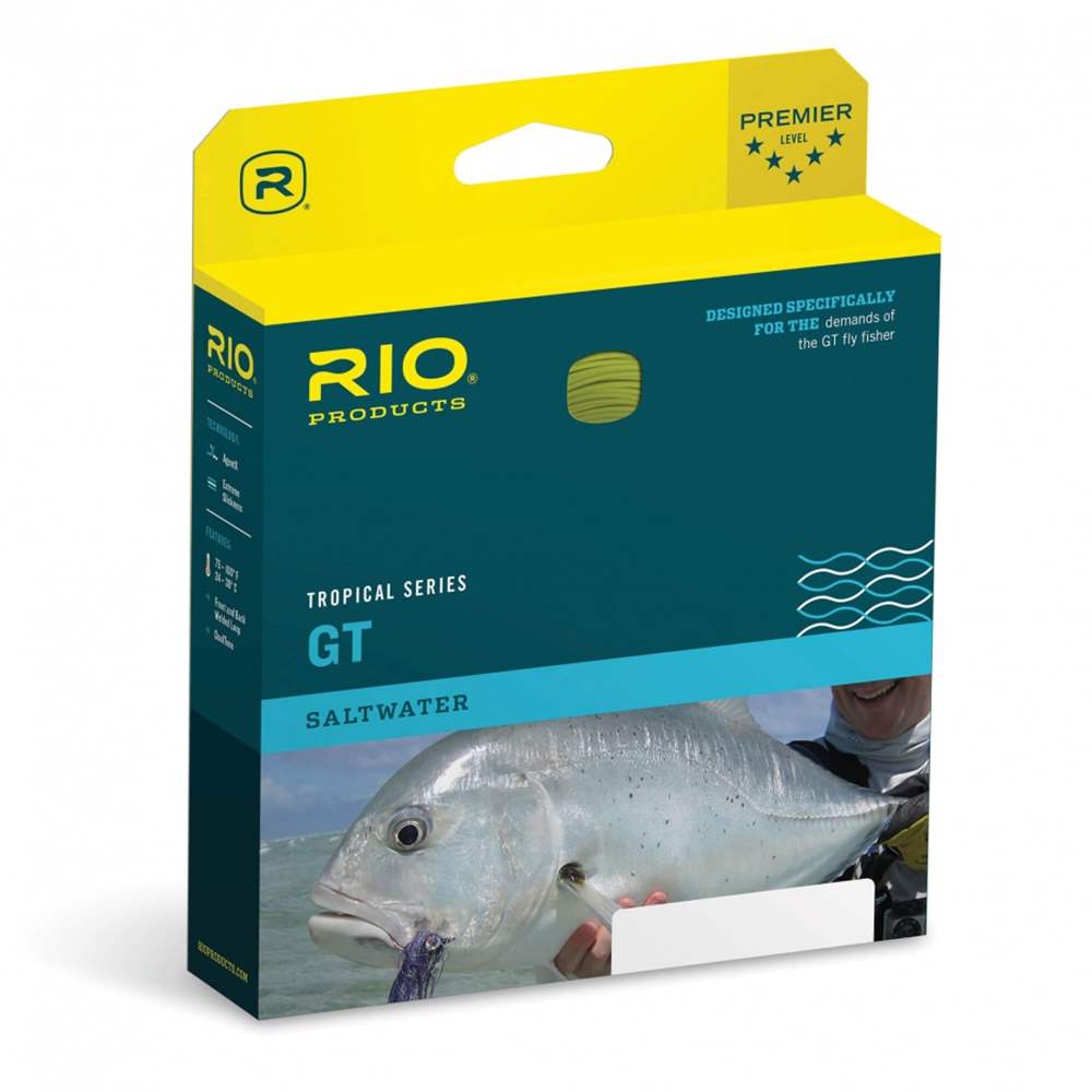 Rio Products Tropical Series Gt Floating Kelp / Orange 400G for Fly Fishing (Length 100ft / 30m)