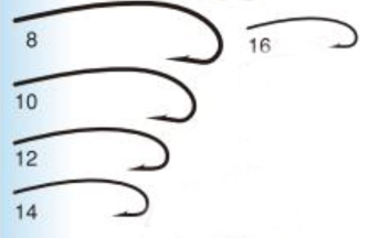Maruto C40 Curved Long Shank Larval / Stonefly Hooks Size #10 Trout & Grayling Fly Tying Hooks