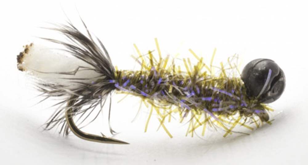 The Essential Fly Hvk Leadhead 2.0 Peeping Caddis Variant Litchen Fishing Fly