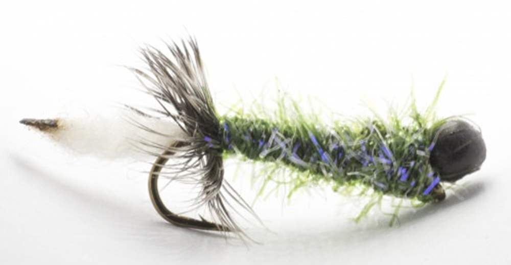 The Essential Fly Hvk Leadhead 2.0 Peeping Caddis Variant Insect Green Olive Fishing Fly
