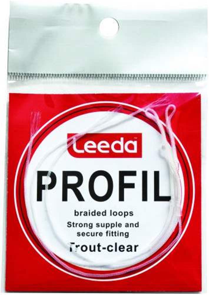 Leeda Profil Braided Loops Trout Clear For Fly Fishing