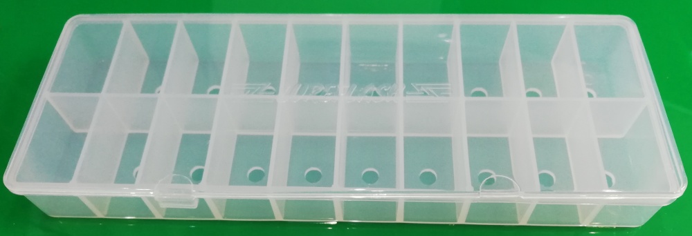 20 Compartment Empty Fly Tying Dubbing Dispenser (210x80x25mm)