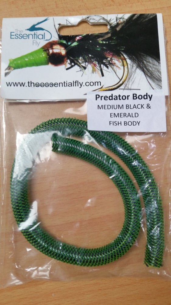 Predator Body Tube Medium Black & Emerald
