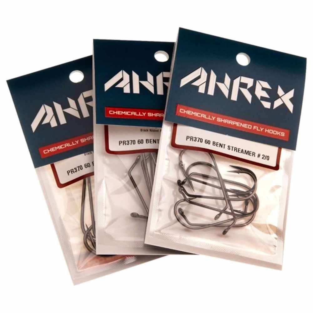 Ahrex Pr370 60 Degree Bent Streamer #4/0 Hooks for