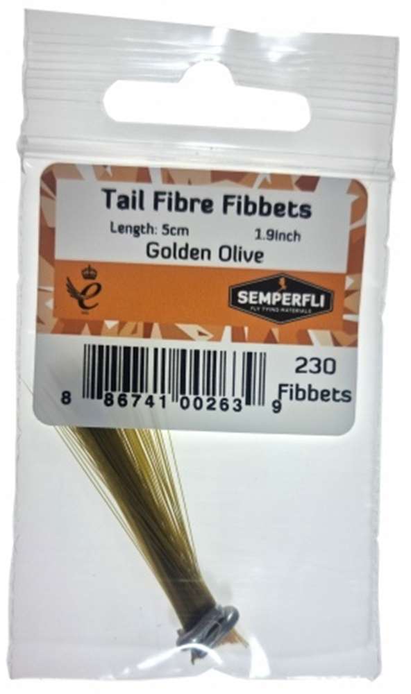 Semperfli Tail Fibre Fibbets Golden Olive