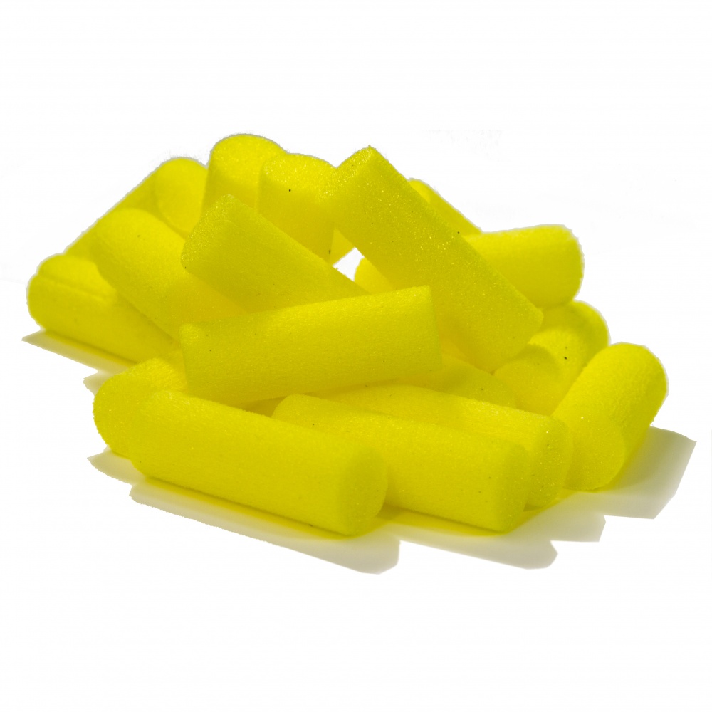 Semperfli Foam Tube 9mm Yellow
