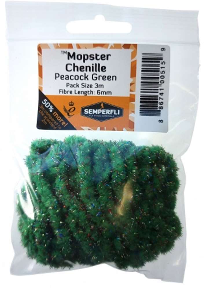 Semperfli Mopster Mop Chenille 6mm Peacock Green