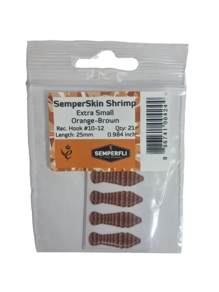 Semperfli SemperSkin Shrimp Orange-Brown Extra Small (Hook #10-#12)