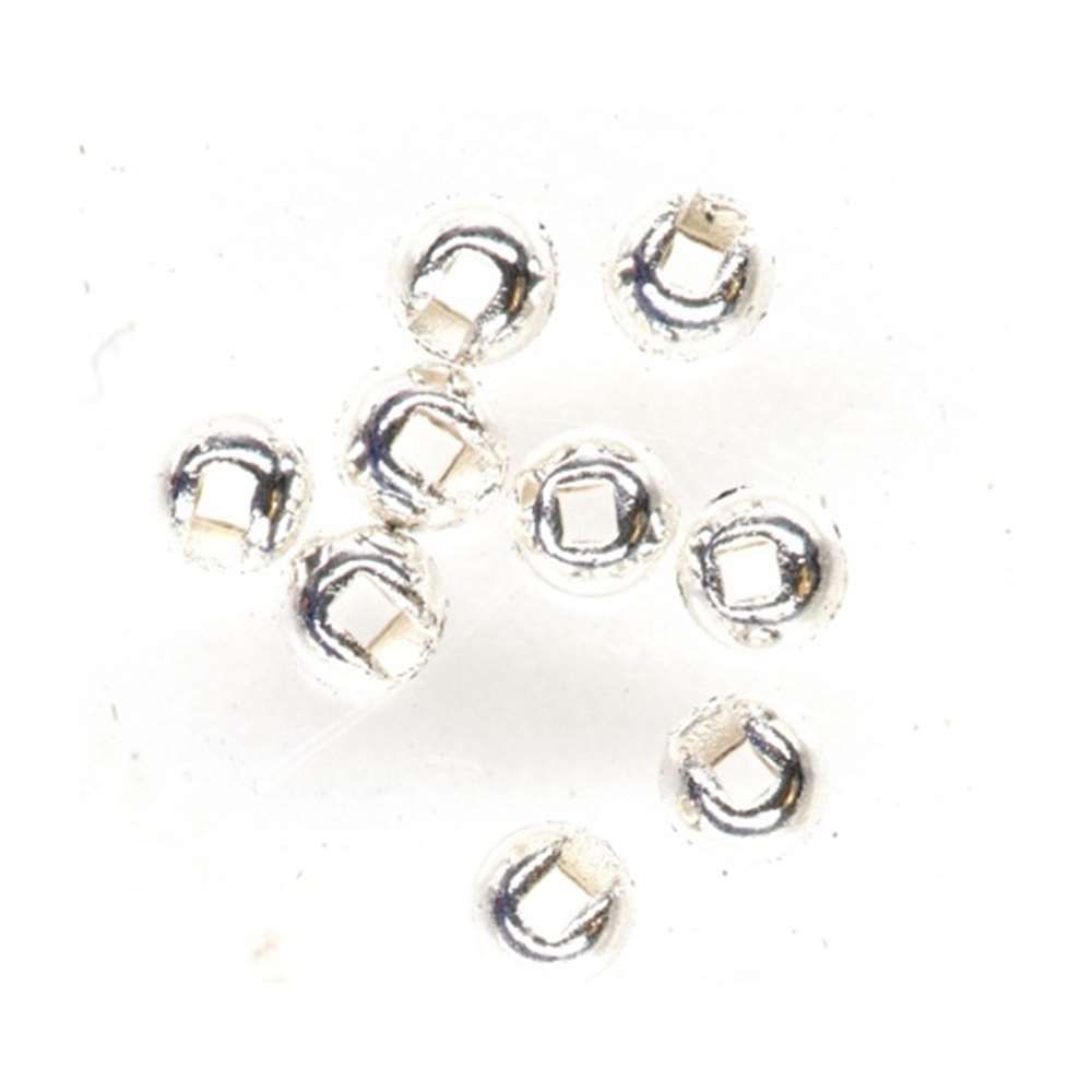 Semperfli Tungsten Slotted Beads 1.5mm (1/16 Inch) Silver