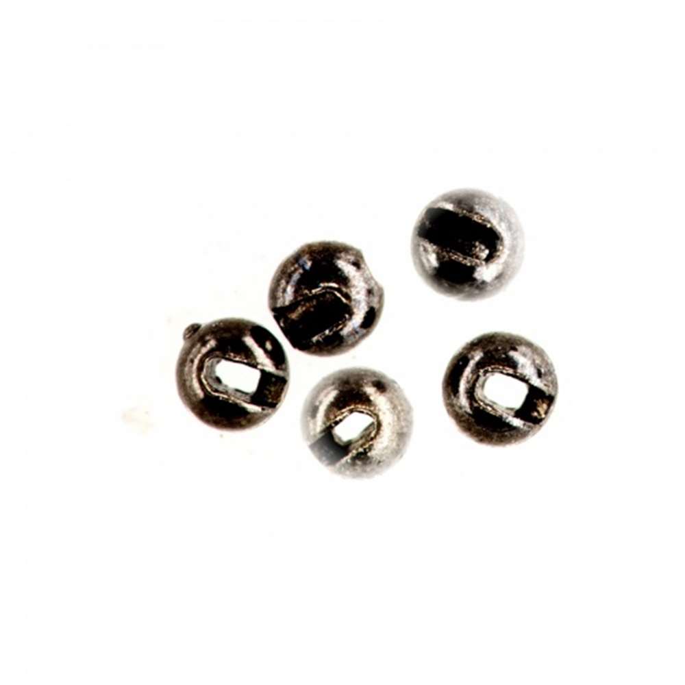 Semperfli Tungsten Slotted Beads 2mm (5/64 Inch) Black Nickel
