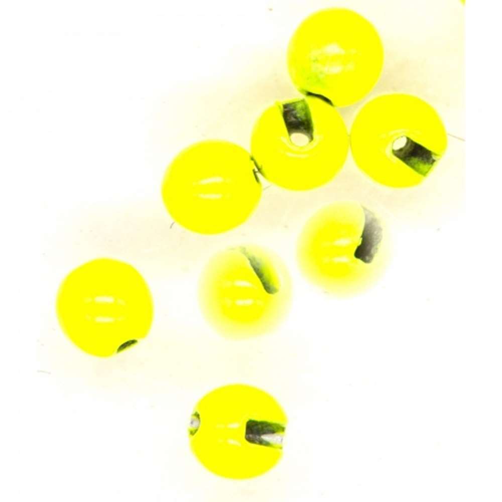 Semperfli Tungsten Slotted Beads 2.3mm (3/32 Inch) Fl Yellow