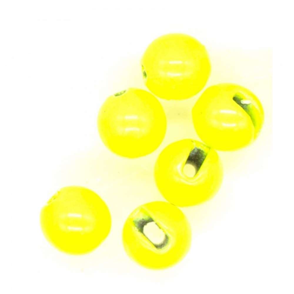 Semperfli Tungsten Slotted Beads 2.8mm (7/64 Inch) Fl Yellow