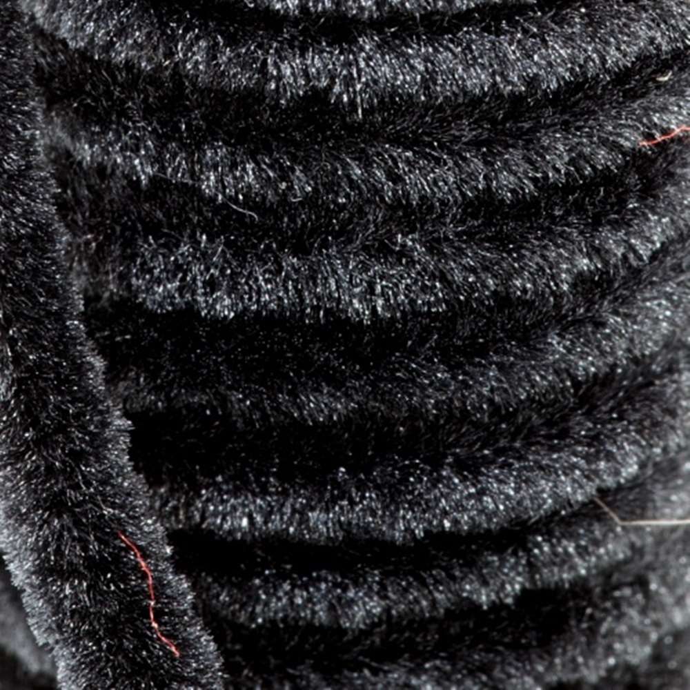 Semperfli Worm Chenille Black Fly Tying Materials (Product Length 2.18 Yds / 2m)