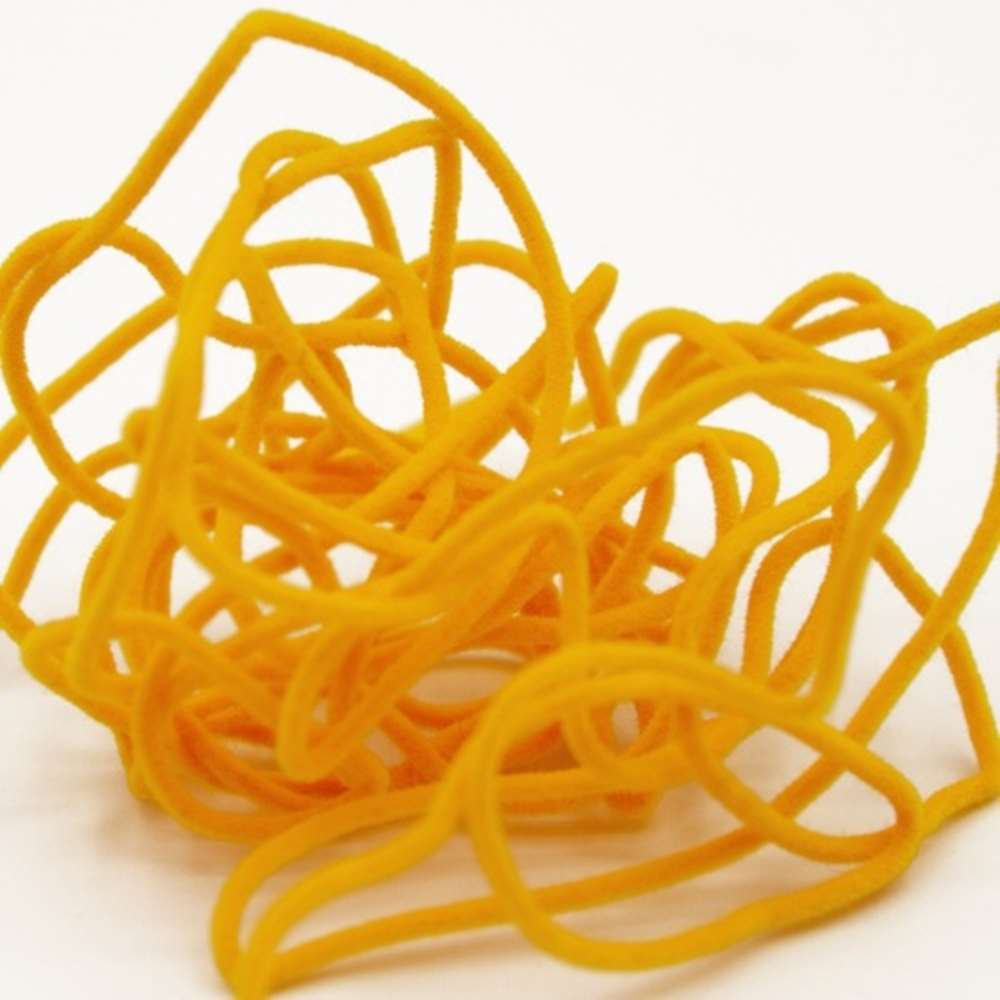 Semperfli Suede Chenille Fluorescent Orange Sunburst Fly Tying Materials (Pack Size 400cm)