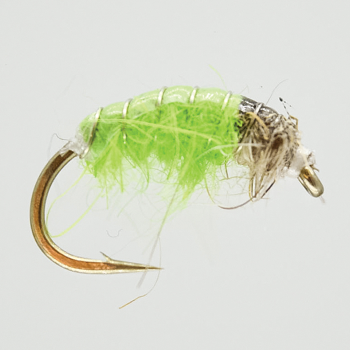 The Essential Fly Green Czech Nymph Fishing Fly