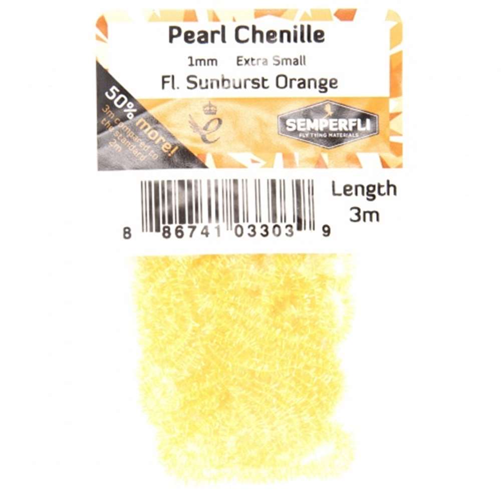 Semperfli Pearl Chenille 1mm Fl Sunburst Orange