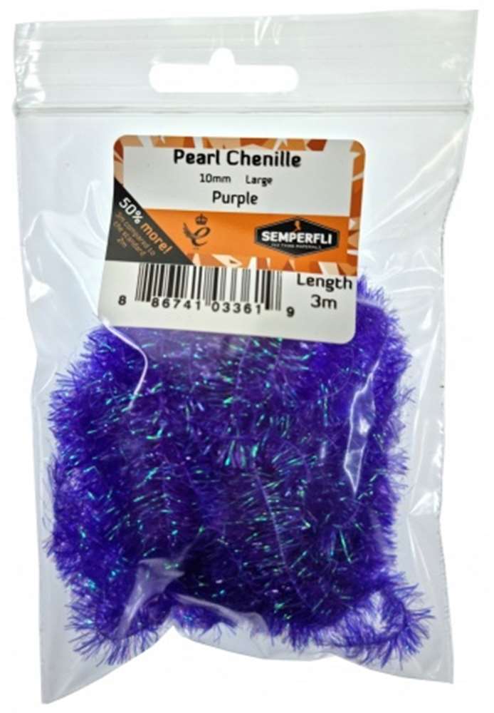 Semperfli Pearl Chenille 10mm Purple