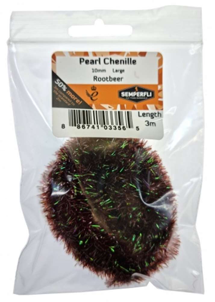 Semperfli Pearl Chenille 10mm Rootbeer
