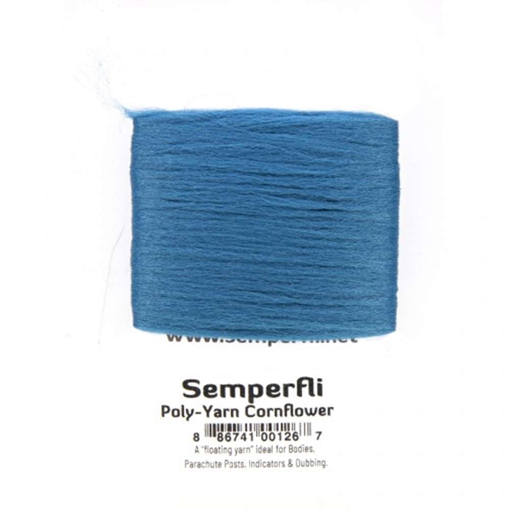 Semperfli Poly-Yarn Cornflower Blue Fly Tying Materials