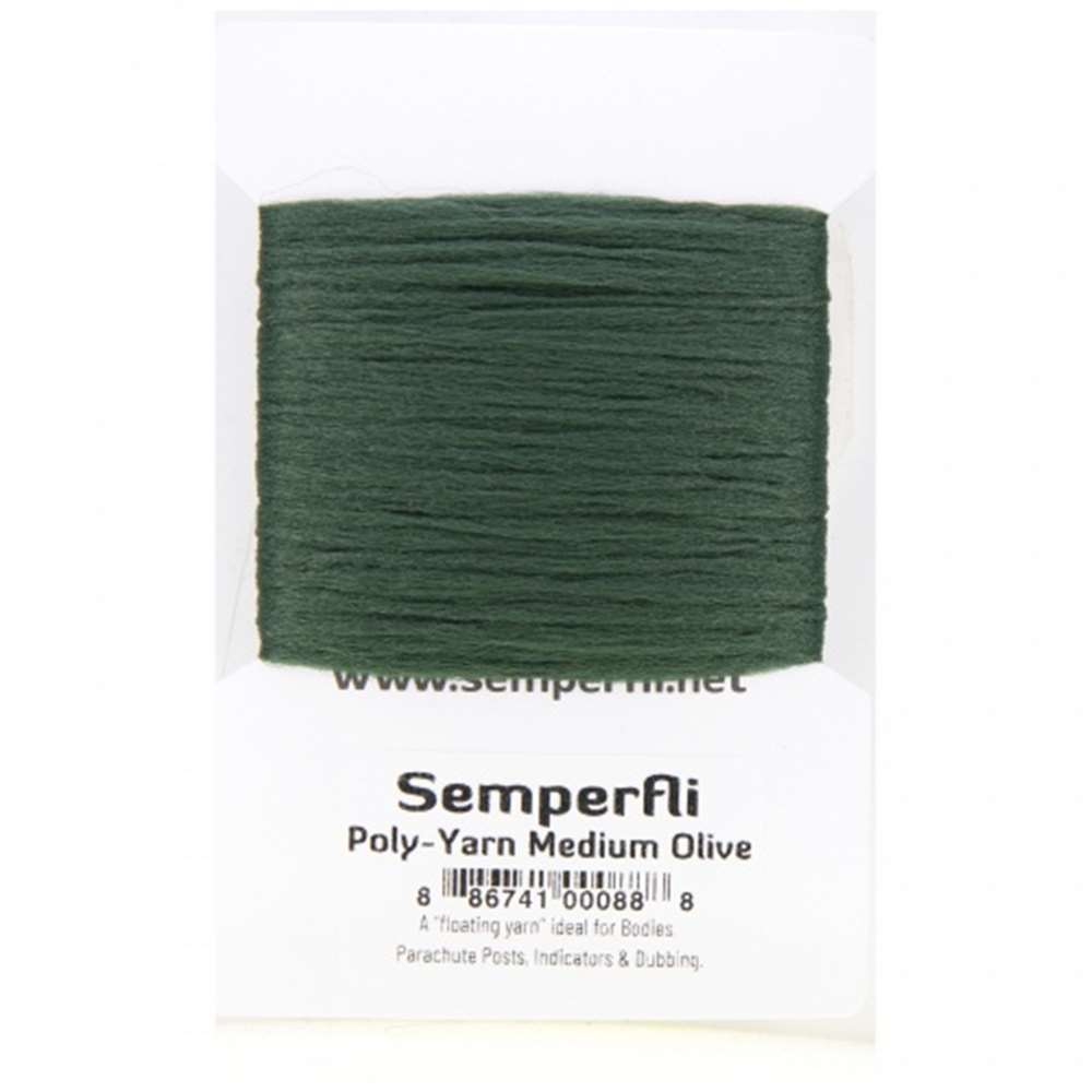 Semperfli Poly-Yarn Medium Olive Fly Tying Materials