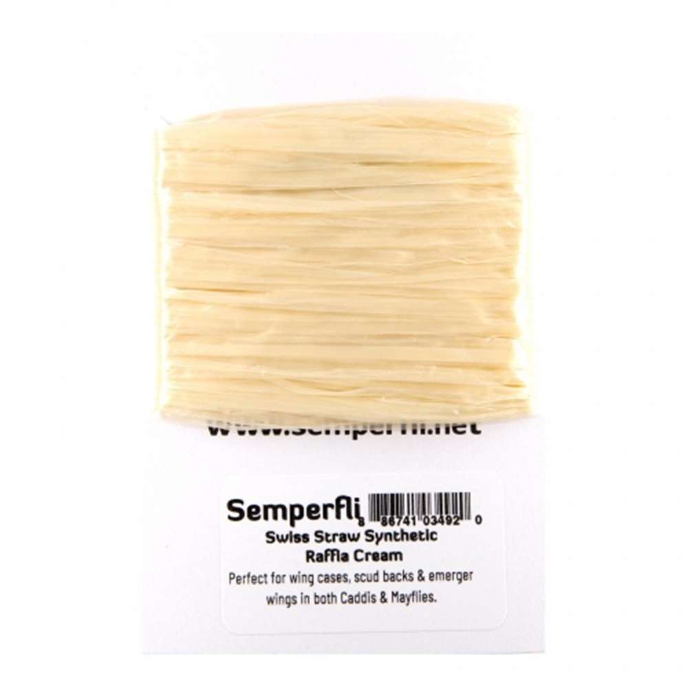 Semperfli Swiss Straw Synthetic Raffia Cream