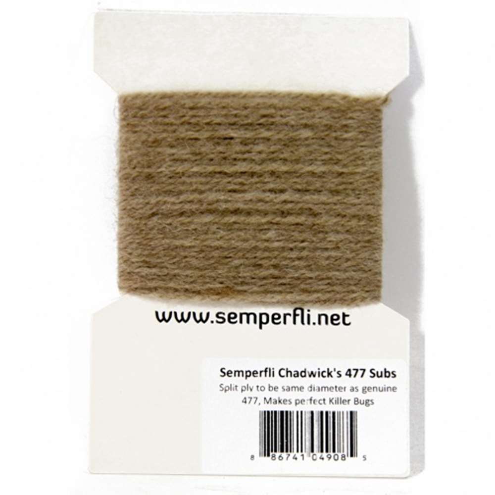 Semperfli Chadwicks 477 Substitute Fly Tying Materials (Product Length 4.37 Yds / 4m)