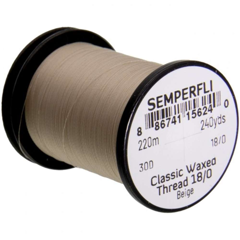 Semperfli Classic Waxed Thread 18/0 240 Yards Beige
