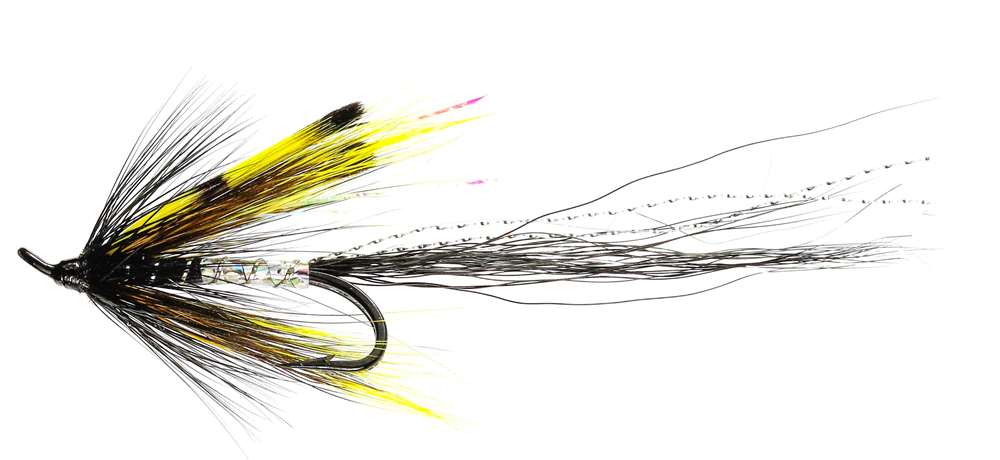 Caledonia Flies Black Ally's Shrimp Double #10 Salmon Fishing Fly