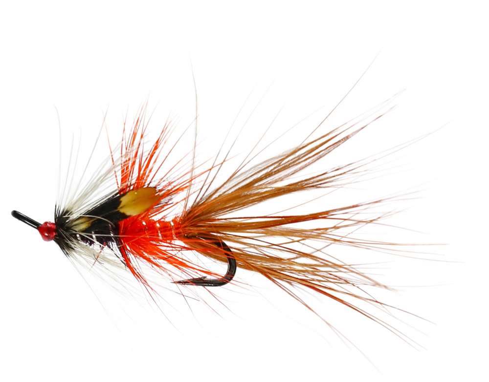 Caledonia Flies Usk Grub Jc Double #10 Salmon Fishing Fly
