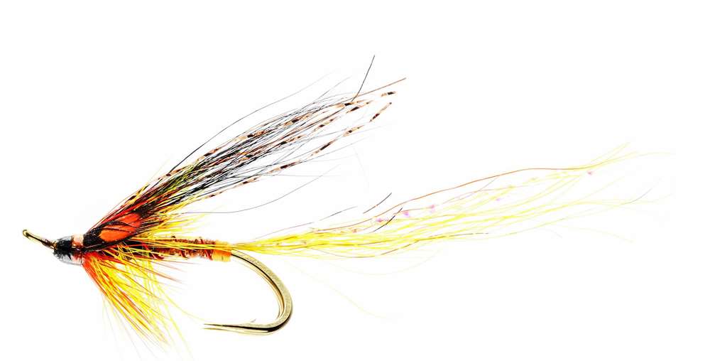 Caledonia Flies Copper Raider Patriot Double #8 Salmon Fishing Fly