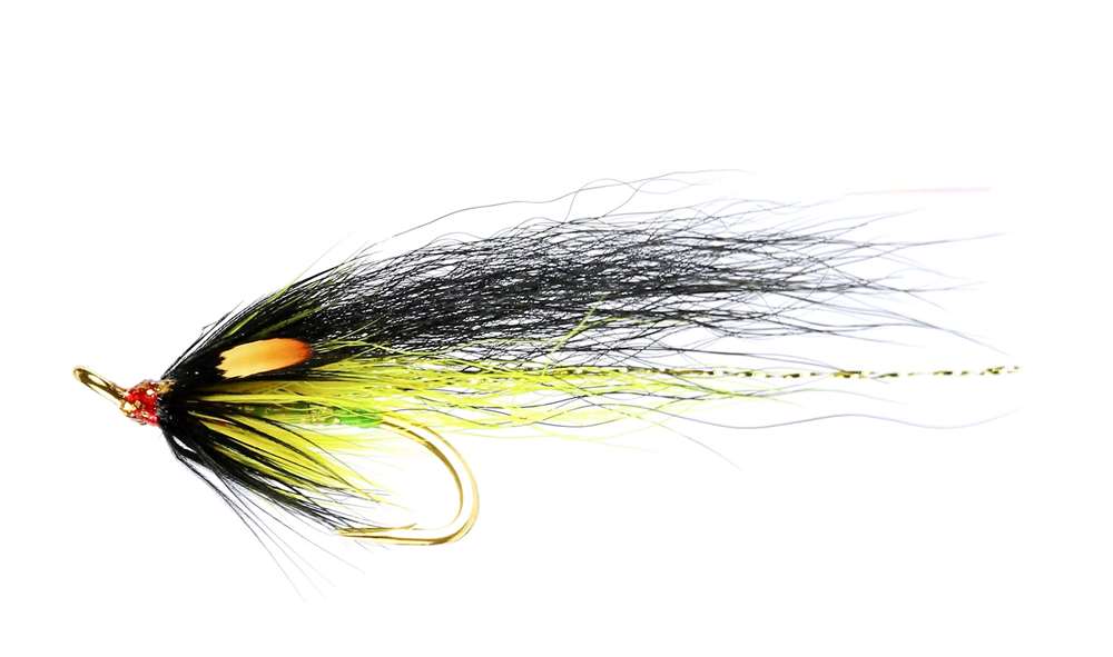 Caledonia Flies Tosh Flame Thrower Jc Patriot Double #10 Salmon Fishing Fly