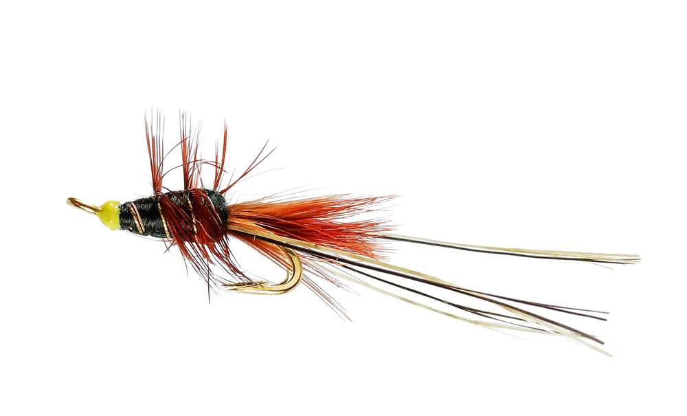 Caledonia Flies Black Francis Patriot Double #10 Salmon Fishing Fly
